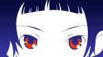  1girl highres red_eyes sayonara_zetsubou_sensei solo staring tsunetsuki_matoi vector_trace 