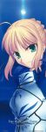  absurdres ahoge armor blonde_hair fate/stay_night fate_(series) highres long_image saber scan takeuchi_takashi tall_image type-moon 