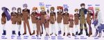  3boys 6+girls ahoge alto_krauetta black_legwear blonde_hair boots bow brown_hair caro_ru_lushe character_chart chart erio_mondial everyone fate_testarossa gauntlets ginga_nakajima glasses griffith_lowran hair_ornament labcoat lucino_liilie lyrical_nanoha mahou_shoujo_lyrical_nanoha mahou_shoujo_lyrical_nanoha_strikers military military_uniform minigirl multiple_boys multiple_girls orange_hair pantyhose pencil_skirt pink_bow pink_hair ponytail purple_hair redhead reinforce_zwei shamal shario_finieno short_hair siblings side_ponytail signum sisters skirt subaru_nakajima takamachi_nanoha teana_lanster thigh-highs twintails uniform vice_granscenic vita white_legwear wolf x_hair_ornament yagami_hayate zafira 