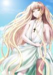  blonde_hair cross dress evangeline_a_k_mcdowell flat_chest green_eyes long_hair mahou_sensei_negima! nekoi_mie vampire 