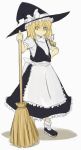  1girl blonde_hair broom female hat kirisame_marisa nanami_natsuki nanaumi_natsuki solo touhou witch witch_hat 