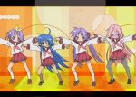  6+girls aliasing animal_ears animated animated_gif bangs black_hair female houraisan_kaguya inaba_tewi indoors lucky_star motteke!_serafuku multiple_girls oekaki pantyhose parody purple_hair rabbit_ears reisen_udongein_inaba short_hair thumbnail_surprise touhou very_long_hair yagokoro_eirin 