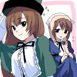  2girls cosplay hamamo lowres multiple_girls oekaki rozen_maiden siblings sisters souseiseki souseiseki_(cosplay) suiseiseki suiseiseki_(cosplay) twins 