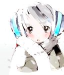  1girl earmuffs kaede_(sayappa) original sayappa scarf snow snowing solo 