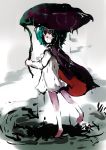  1girl antennae cape female green_eyes green_hair nokishita solo touhou wriggle_nightbug 