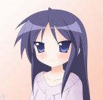  blush hiiragi_miki long_hair lucky_star purple_hair rodori_gesu smile violet_eyes 