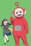  00s 1girl bag maria-sama_ga_miteru ogasawara_sachiko po po_(teletubby) satchel scared tears teletubbies what yoshitaka 