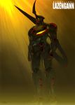  armor chiki_(botsugo) helmet lazengann machinery mecha no_humans super_robot tengen_toppa_gurren_lagann weapon 