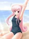  aikawa_fuugetsu lucy_maria_misora one-piece_swimsuit school_swimsuit swimsuit to_heart_2 