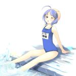  1girl name_tag one-piece_swimsuit original school_swimsuit solo swimsuit tsukihito 