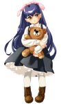  dress miyata_souji original stuffed_animal stuffed_toy teddy_bear 