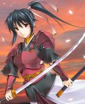  1girl armor azu katana original solo sword weapon 