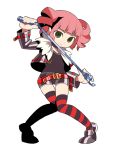 atlus dark_hunter drill_hair himukai_yuuji legs pink_hair sekaiju_no_meikyuu thigh-highs twin_drills twintails whip