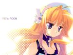  1girl lyrical_nanoha mahou_shoujo_lyrical_nanoha mahou_shoujo_lyrical_nanoha_strikers orange_hair rei_(artist) rei_(rei&#039;s_room) solo unison violet_eyes vita 