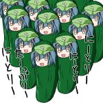  cucumber cucumber_suit female kawashiro_nitori lowres touhou what 