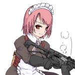  gun lowres maid nekohige original submachine_gun weapon 