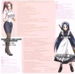  2girls hard_translated highres meido_ran mousou_voice_cd multiple_girls nonomiya_hibiki pantyhose translated tsundere 