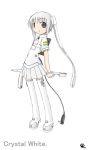  1girl handheld_game_console nekotama nintendo_ds solo thigh-highs 
