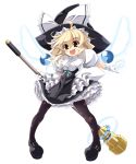  blonde_hair female gloves hat kirisame_marisa magical_girl open_mouth tooya touhou touya_(the-moon) witch witch_hat 