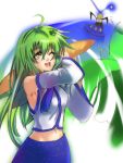  bread food french_bread golf kochiya_sanae touhou ufo what 