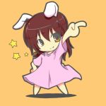  barefoot chibi hasekura_(sentinel-yui) inaba_tewi kurione_(artist) touhou 