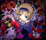  1girl alice_margatroid blonde_hair capelet creepy enpou female hairband puppet short_hair solo touhou 