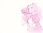  1girl lowres monochrome neviril obana_(artist) pink simoun sketch solo 