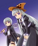  androgynous axe black_lagoon dual_persona gretel_(black_lagoon) halloween hansel_(black_lagoon) reverse_trap siblings trap twins weapon yn1982 