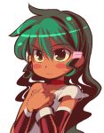  blush deltora_quest dress green_hair jasmine_(deltora_quest) long_hair 