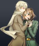  2boys androgynous axis_powers_hetalia lithuania_(hetalia) male_focus multiple_boys russia_(hetalia) scarf uniform yaoi 