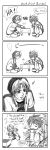  00s 2boys 4koma bags_under_eyes board_game comic crossover death_note go hikaru_no_go l_(death_note) long_image monochrome multiple_boys shindou_hikaru tall_image 