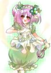  amulet_clover apron blush clubs happy hinamori_amu pink_hair short_twintails shugo_chara! twintails 