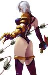  1girl ass female isabella_valentine solo soul_calibur soulcalibur_ii sword thigh-highs weapon whip whip_sword 