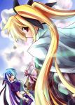  3girls blonde_hair blue_hair fate_testarossa ginga_nakajima levantine long_hair lyrical_nanoha mahou_shoujo_lyrical_nanoha mahou_shoujo_lyrical_nanoha_strikers multiple_girls pink_hair red_eyes signum twintails 