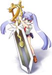  1girl gretel gretel_(otogi-jushi_akazukin) otogi-jushi_akazukin solo sword twintails weapon yn1982 