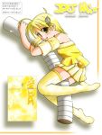  ahoge blonde_hair cigarette cigarette-tan nagase_takeshi personification product_girl thigh-highs yellow_eyes 