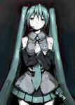  1girl aqua_hair chiyono_nanimaru hatsune_miku long_hair nc solo somber twintails very_long_hair vocaloid 