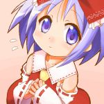  9law cosplay female hakurei_reimu hakurei_reimu_(cosplay) hiiragi_tsukasa japanese_clothes lowres lucky_star miko oekaki touhou 