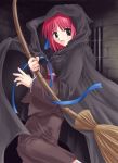  00s broom hair_ribbon kohaku magical_amber melty_blood redhead ribbon tsukihime type-moon witch 