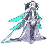  original shiratama_dango sword thigh-highs weapon wings 