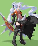  lowres mof mof&#039;s_silver_haired_twintailed_girl oekaki original silver_hair twintails 