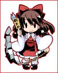  chibi female gohei hakurei_reimu hayashi_tsugumi japanese_clothes miko perfect_cherry_blossom ribbon touhou 