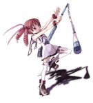  1girl flail original solo thigh-highs weapon yamane_masato 