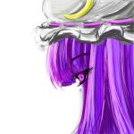  bad_id ebicha female patchouli_knowledge purple_hair touhou violet_eyes 