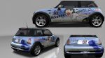  car cooper forza ground_vehicle motor_vehicle no_humans toki_wo_kakeru_shoujo vehicle 