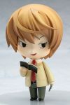  1boy book chibi death_note death_note_(object) figure just_as_planned male_focus nendoroid photo solo yagami_light 