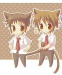  animal_ears cat_ears chibi koizumi_itsuki kyon lowres male_focus suzumiya_haruhi_no_yuuutsu 