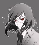  1boy androgynous glasses gundam gundam_00 red_eyes solo tieria_erde trap 