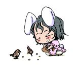  animal_ears baku_taso chibi female inaba_tewi itigekimaru lowres rabbit_ears touhou 