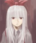  female fujiwara_no_mokou long_hair pino_(birthdayparty) ribbon touhou white_hair 